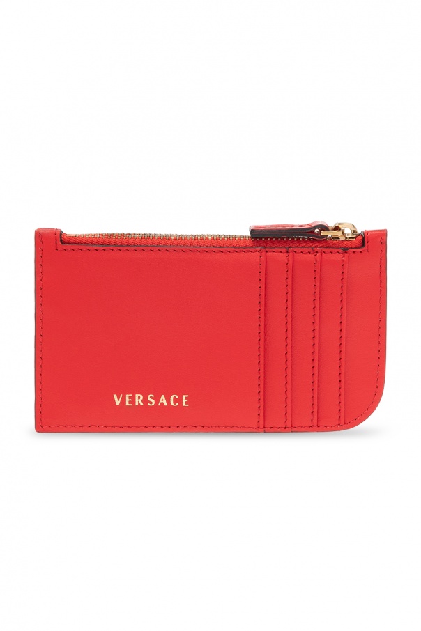Card holder with logo Versace - Vitkac Australia